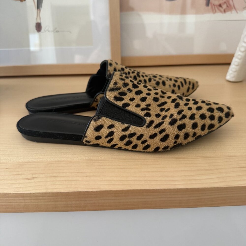 Jenni Kayne Cheetah Pony Hair Mules (Size 38 Excellent Condition) - Picture 4 of 9